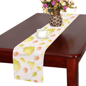 Tea pots Pattern Print Design 03 Table Runner