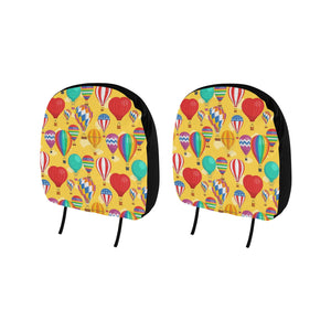 Hot Air Balloon Pattern Car Headrest Cover