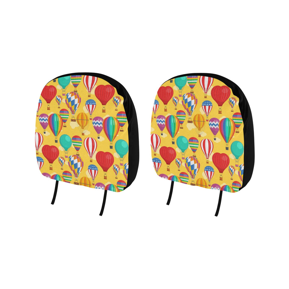 Hot Air Balloon Pattern Car Headrest Cover