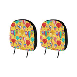 Hot Air Balloon Pattern Car Headrest Cover