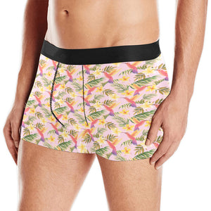 Hummingbird Pattern Print Design 03 Men's All Over Print Boxer Briefs Men's Underwear