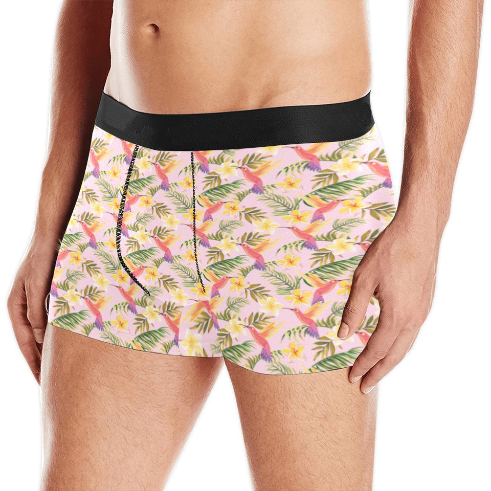 Hummingbird Pattern Print Design 03 Men's All Over Print Boxer Briefs Men's Underwear
