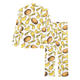 Potato Chips Pattern Print Design 01 Women's Long Pajama Set