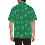 Chemistry Periodic Table Pattern Print Design 01 Men's All Over Print Hawaiian Shirt (Model T58)