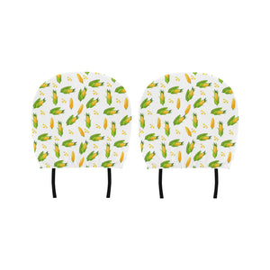 Corn Pattern Print Design 01 Car Headrest Cover