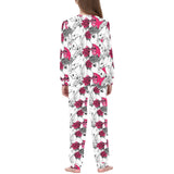 Horse Head Rose Pattern Kids' Boys' Girls' All Over Print Pajama Set