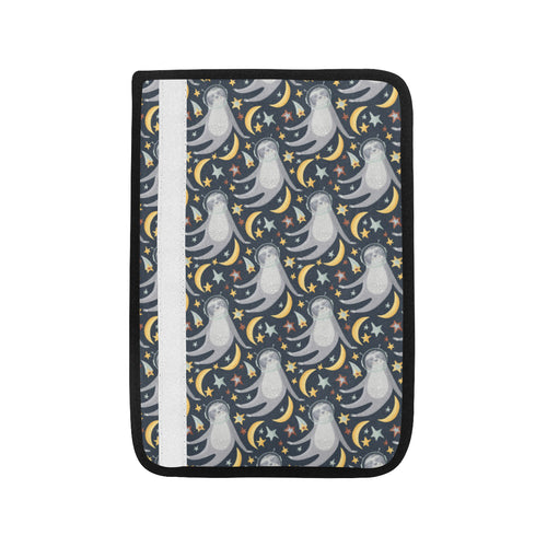 Sloth Astronaut Pattern Car Seat Belt Cover