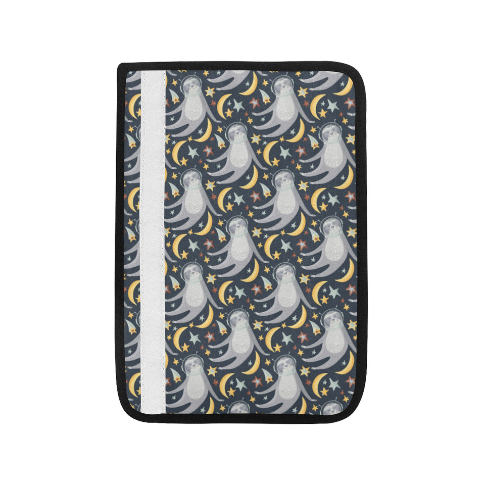 Sloth Astronaut Pattern Car Seat Belt Cover