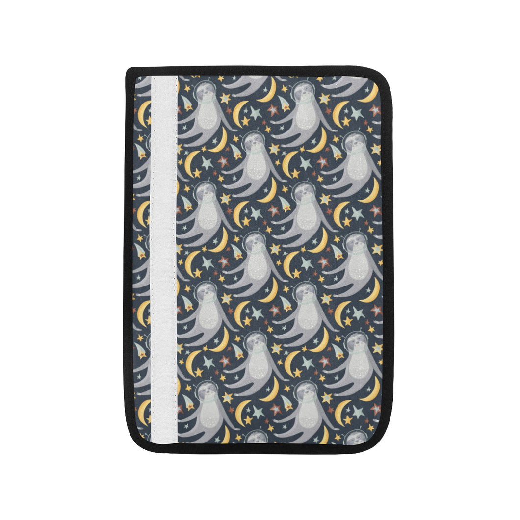 Sloth Astronaut Pattern Car Seat Belt Cover