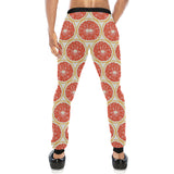 Sliced Grapefruit Pattern Unisex Casual Sweatpants