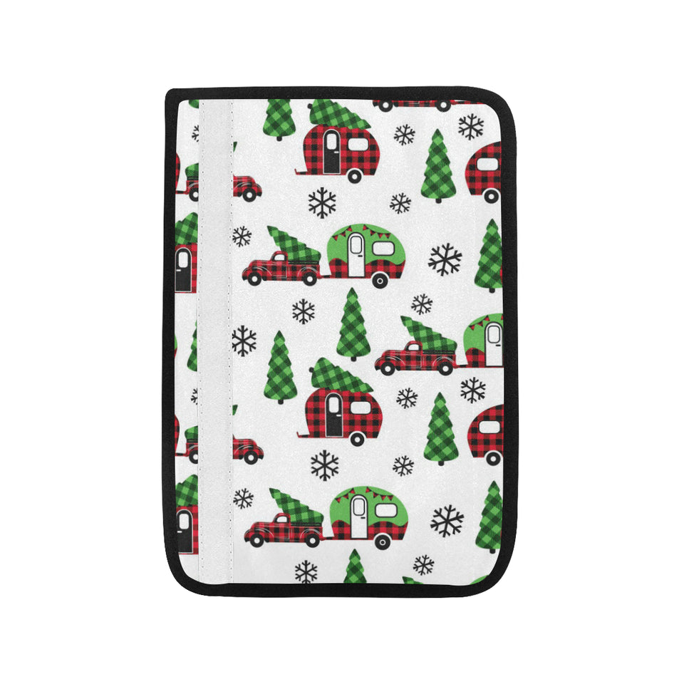 Camper Van Pattern Print Design 05 Car Seat Belt Cover