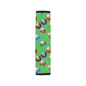 Billiard Ball Pattern Print Design 02 Car Seat Belt Cover