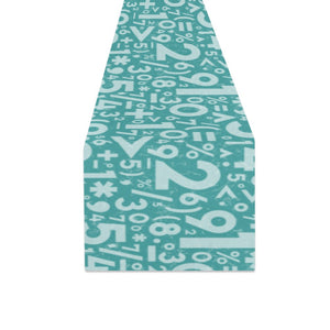 Math Pattern Print Design 05 Table Runner