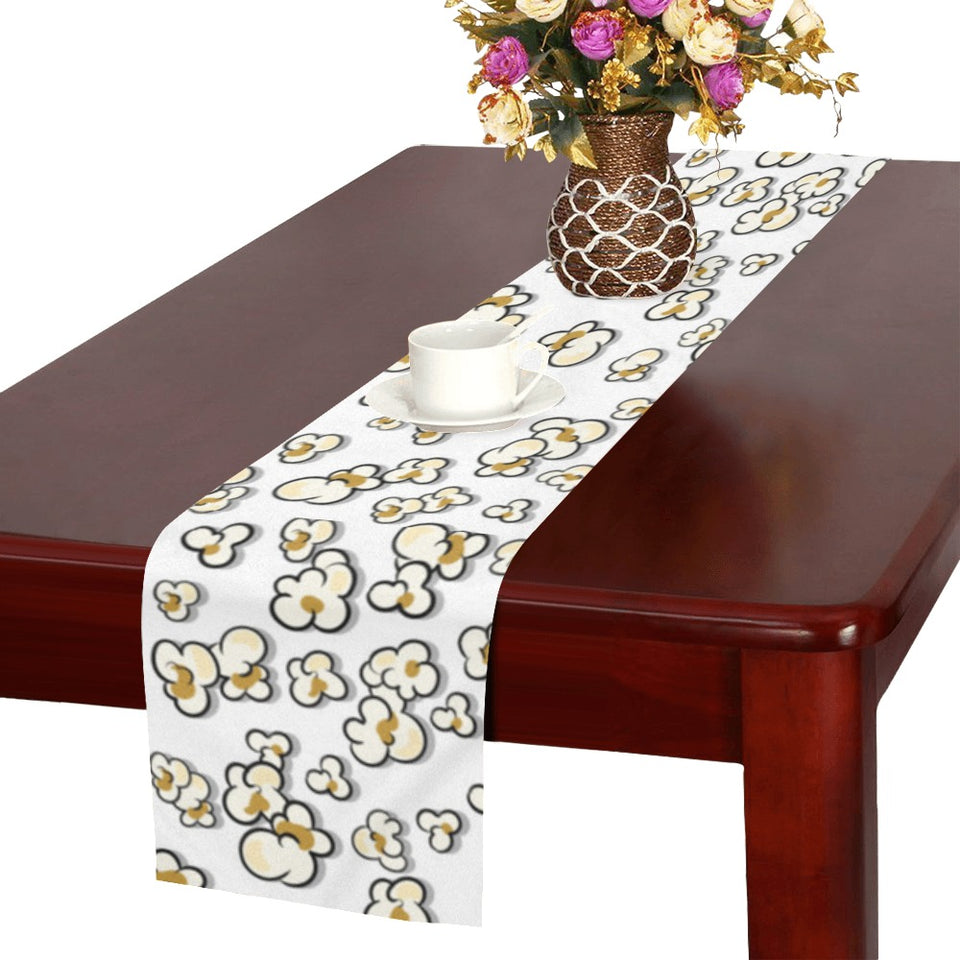 Popcorn Pattern Print Design 04 Table Runner