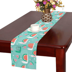 Snail Pattern Print Design 01 Table Runner