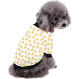 Pancake Pattern Print Design 01 All Over Print Pet Dog Round Neck Fuzzy Shirt