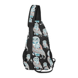 Owl Tribal Pattern All Over Print Chest Bag