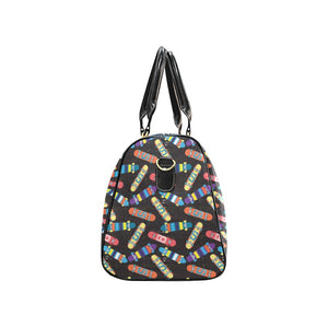 Skate Board Pattern Print Design 02 Travel Bag