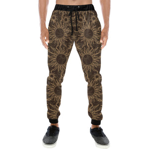 Sun Pattern Theme Unisex Casual Sweatpants