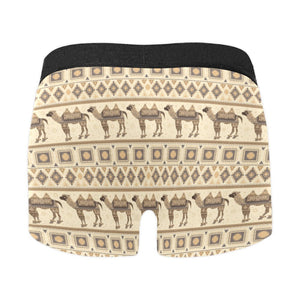 Traditional Camel Pattern Ethnic Motifs Men's All Over Print Boxer Briefs Men's Underwear