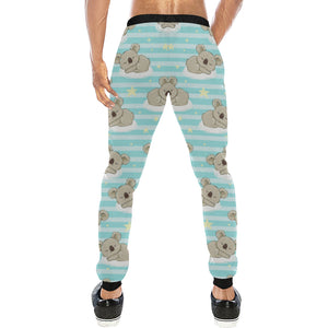 Sleep Koala Pattern Unisex Casual Sweatpants