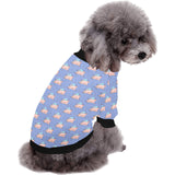 Pig Pattern Print Design 03 All Over Print Pet Dog Round Neck Fuzzy Shirt