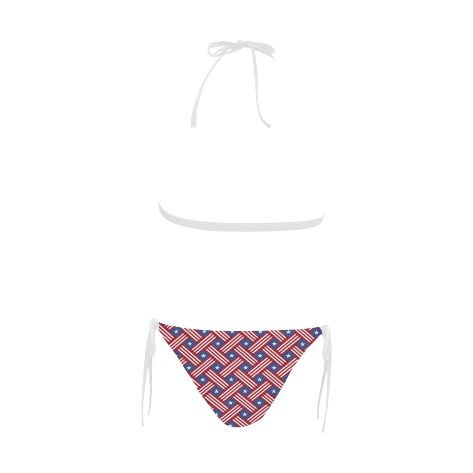 USA Star Stripe Pattern Sexy Bikinis Two-Pieces Swimsuits