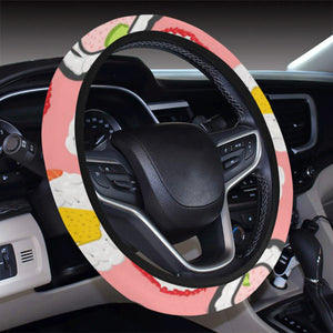 Sushi Roll Pattern Car Steering Wheel Cover