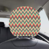 Zigzag Chevron Pattern Car Headrest Cover