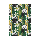 Panda Bamboo Flower Pattern House Flag Garden Flag