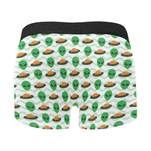 Alien Pattern Print Design 02 Men's All Over Print Boxer Briefs Men's Underwear