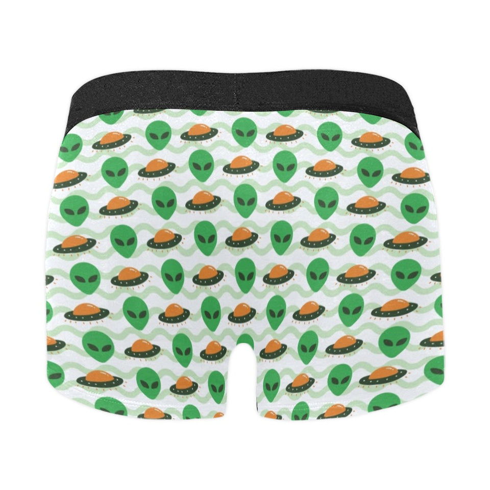 Alien Pattern Print Design 02 Men's All Over Print Boxer Briefs Men's Underwear