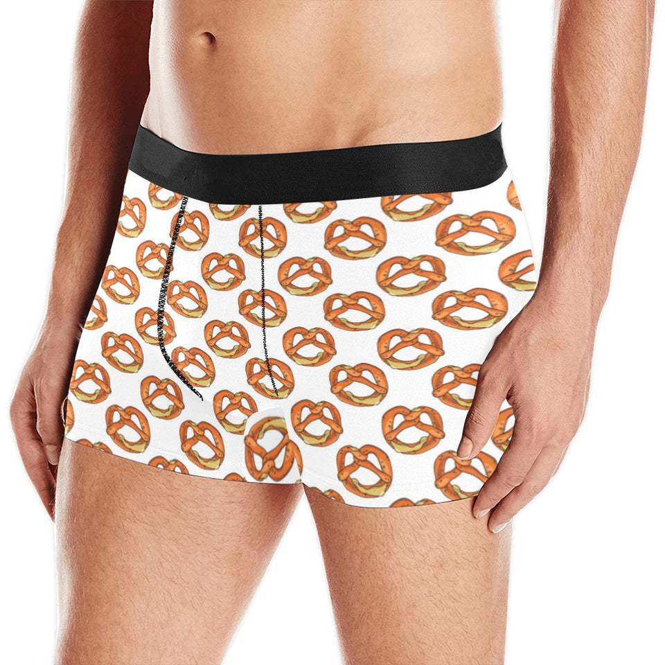 Pretzels Pattern Print Design 03 Men's All Over Print Boxer Briefs Men's Underwear