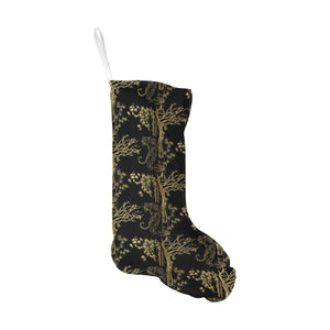 Bengal Tiger and Tree Pattern Christmas Stocking