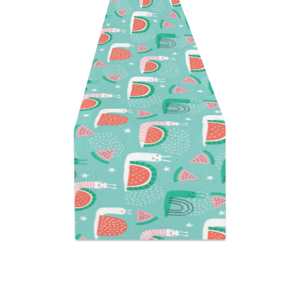 Snail Pattern Print Design 01 Table Runner