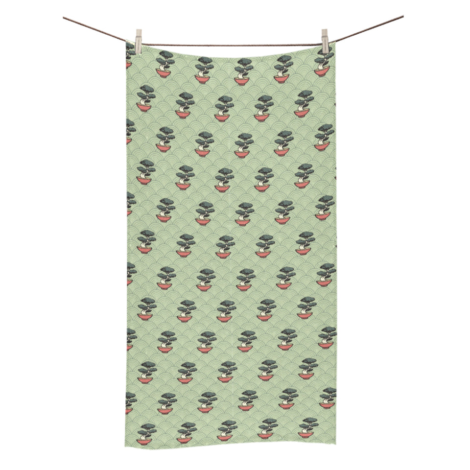 Bonsai Japanes Pattern Bath Towel