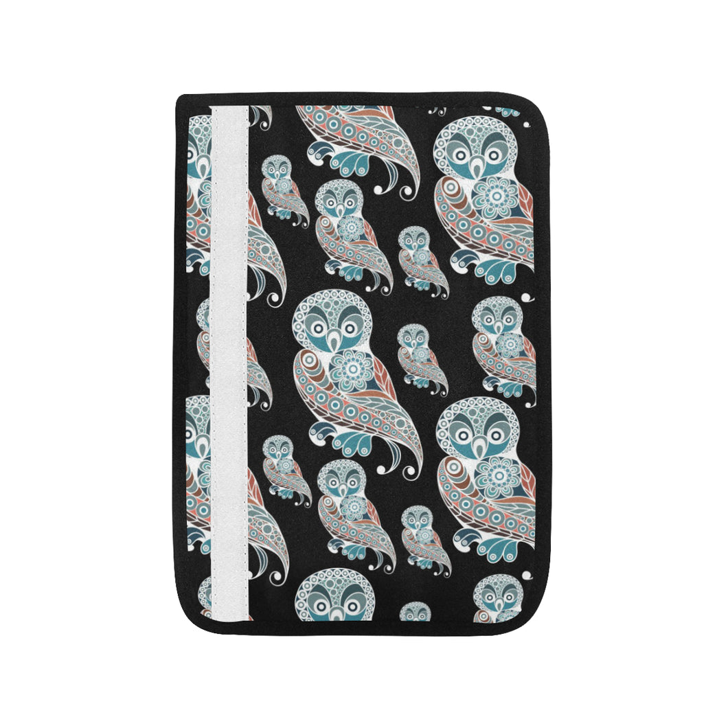 Owl Tribal Pattern Car Seat Belt Cover