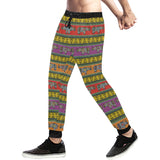 Rhino African Afro Dashiki Adinkra Kente Pattern E Unisex Casual Sweatpants