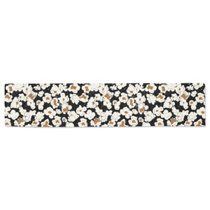 Popcorn Pattern Print Design 02 Table Runner