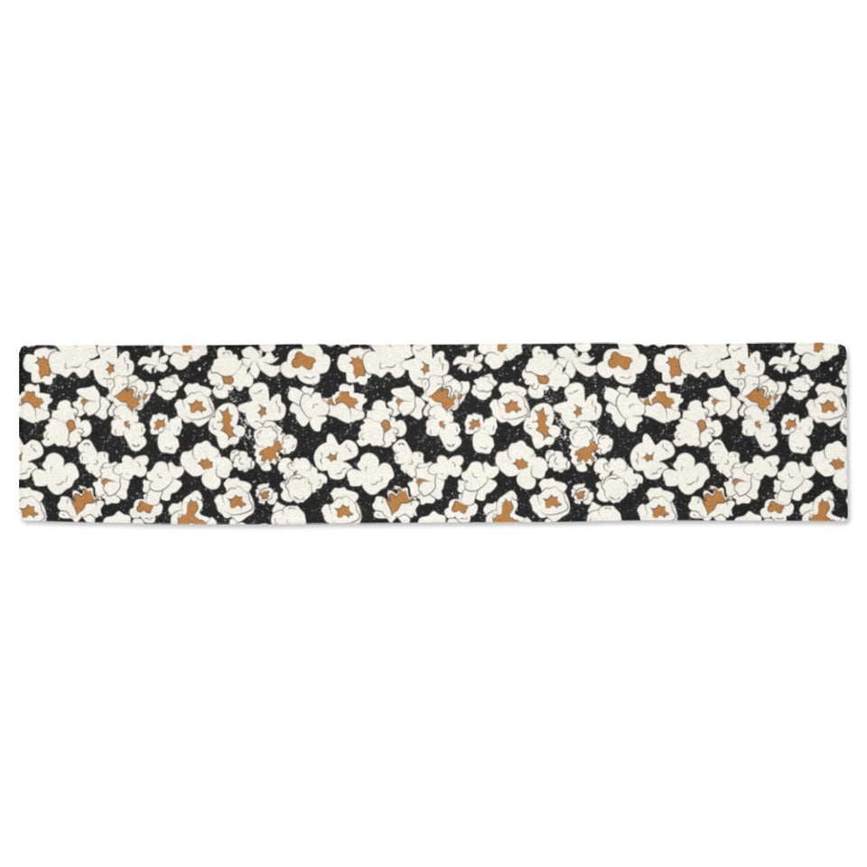 Popcorn Pattern Print Design 02 Table Runner