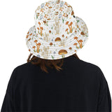 Mushroom Pattern Theme Unisex Bucket Hat