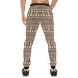 Llama Pattern Ethnic Motifs Unisex Casual Sweatpants