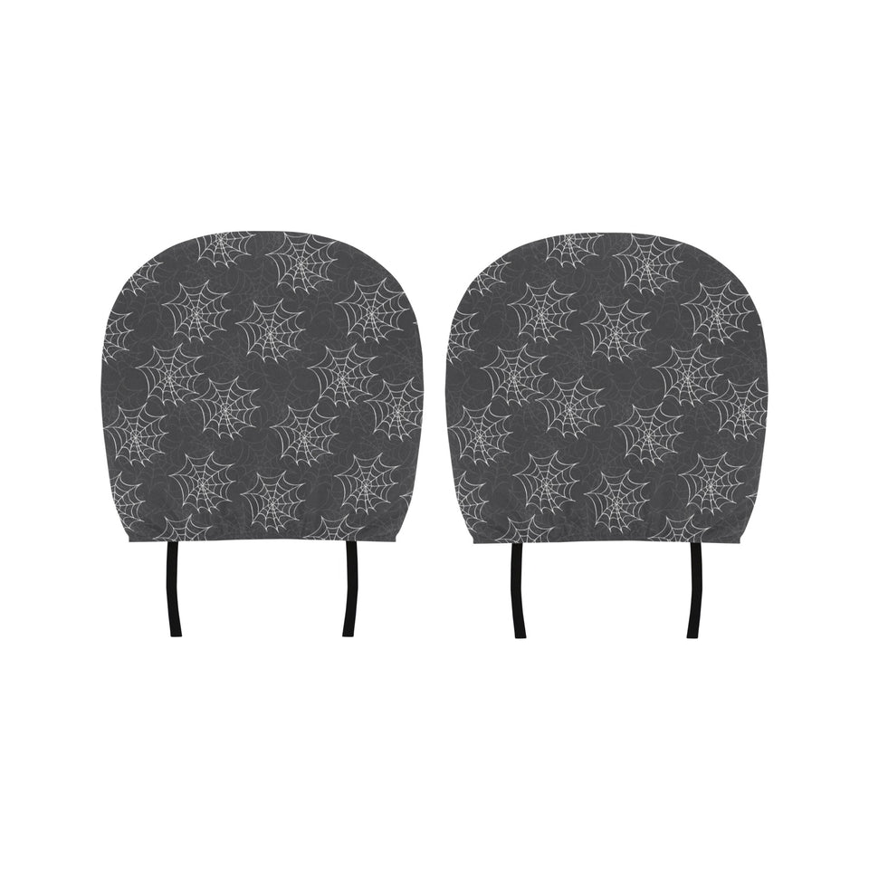 Cobweb Spider Web Pattern Car Headrest Cover