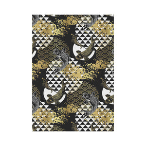 Koi Fish Carp Fish Japanese Pattern House Flag Garden Flag
