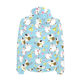 Guinea Pig Pattern Print Design 03 Men's Padded Hooded Jacket(ModelH42)