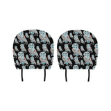 Owl Tribal Pattern Car Headrest Cover