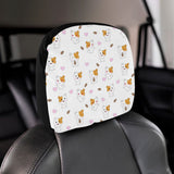 Hamster Seed Heart Pattern Car Headrest Cover