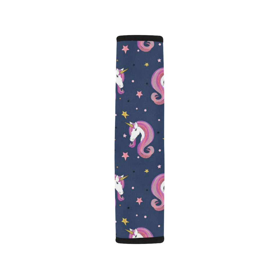 Unicorn Head Pattern Car Seat Belt Cover