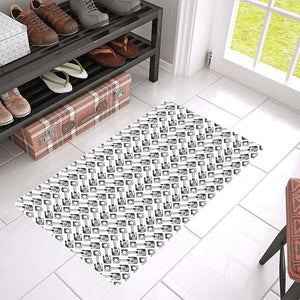 Engine Piston Pattern Print Design 03 Doormat