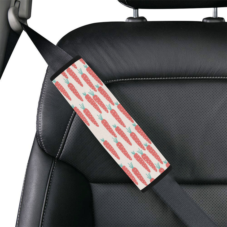 Carrot Pattern Print Design 01 Car Seat Belt Cover